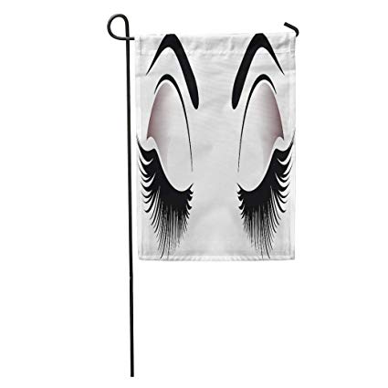 425x425 semtomn garden flags x eyelash closed eyes