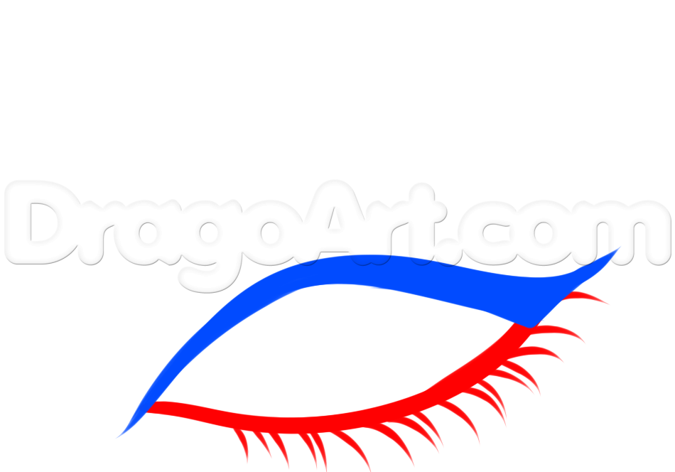 950x664 How To Draw A Mermaid Eye, Step