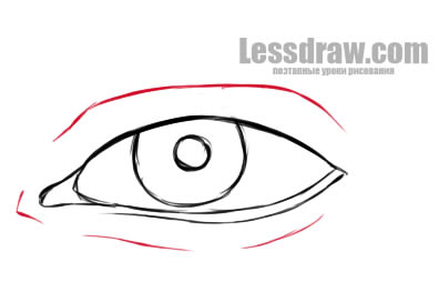 396x254 How To Draw Eyes With A Pencil In Stages