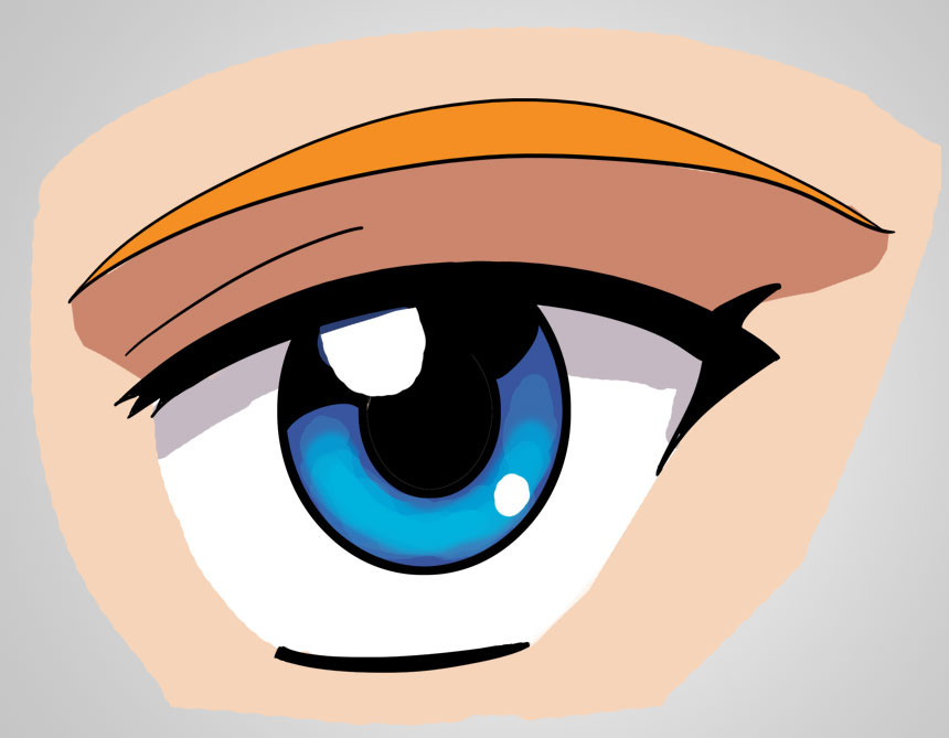 860x669 Drawing Anime Eyes