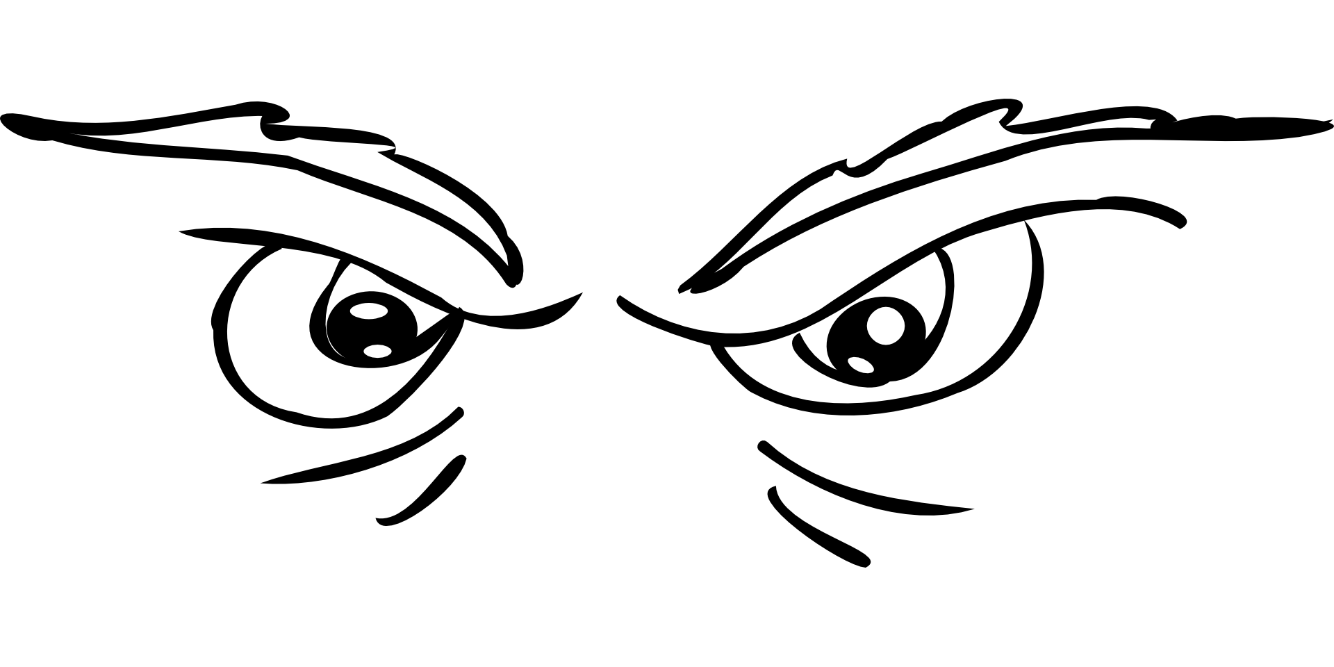 1920x960 Evil Eyes Drawing Free Image