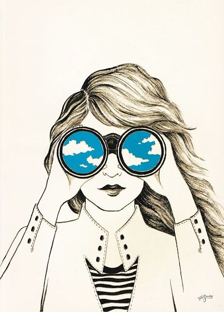 460x640 Seeing The Sky In Her Eyes Art Hipster Drawings, Art, Art Drawings
