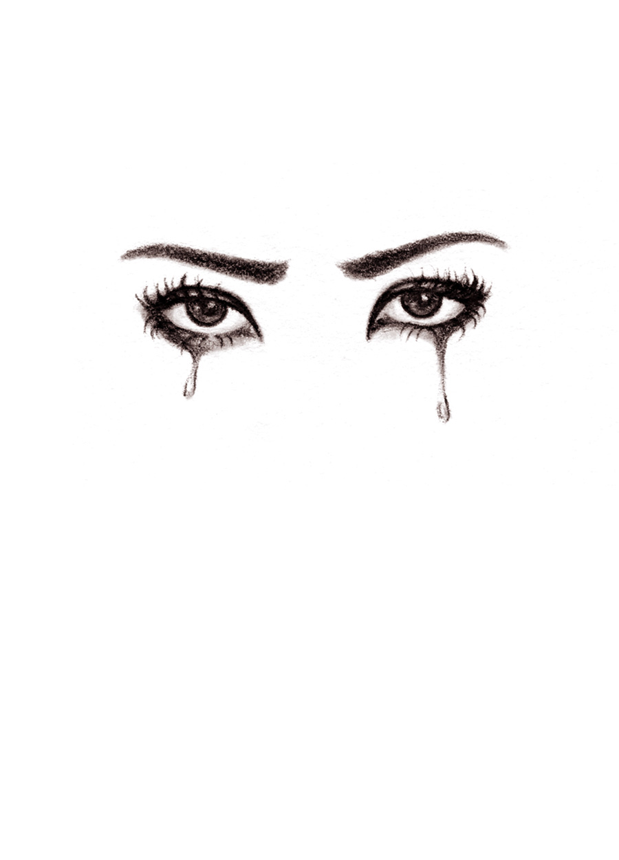 Eyes With Tears Drawing | Free download on ClipArtMag