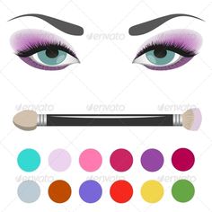 236x236 Best Drawing Makeup Images