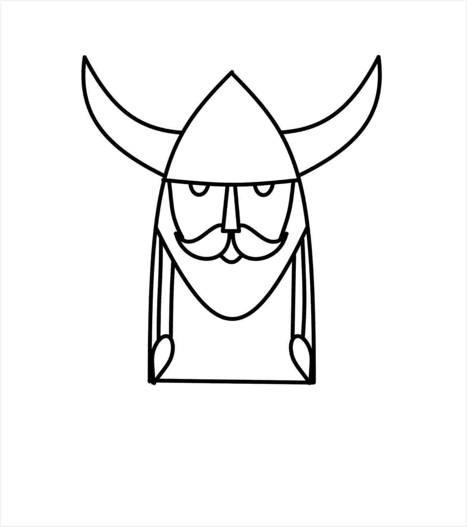 1501x1691 Viking Drawing Cartoon