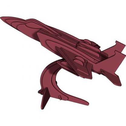 416x416 Jet With Stand Premium Laser Cut Plastic Kit