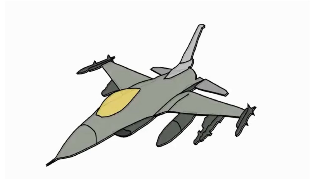 1280x720 How To Draw F Fighting Falcon