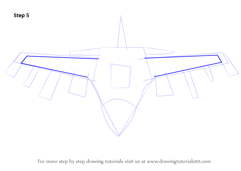 845x598 Learn How To Draw Fighting Falcon