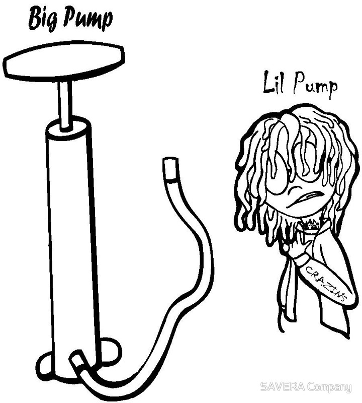 720x800 Lil Pump Drawing