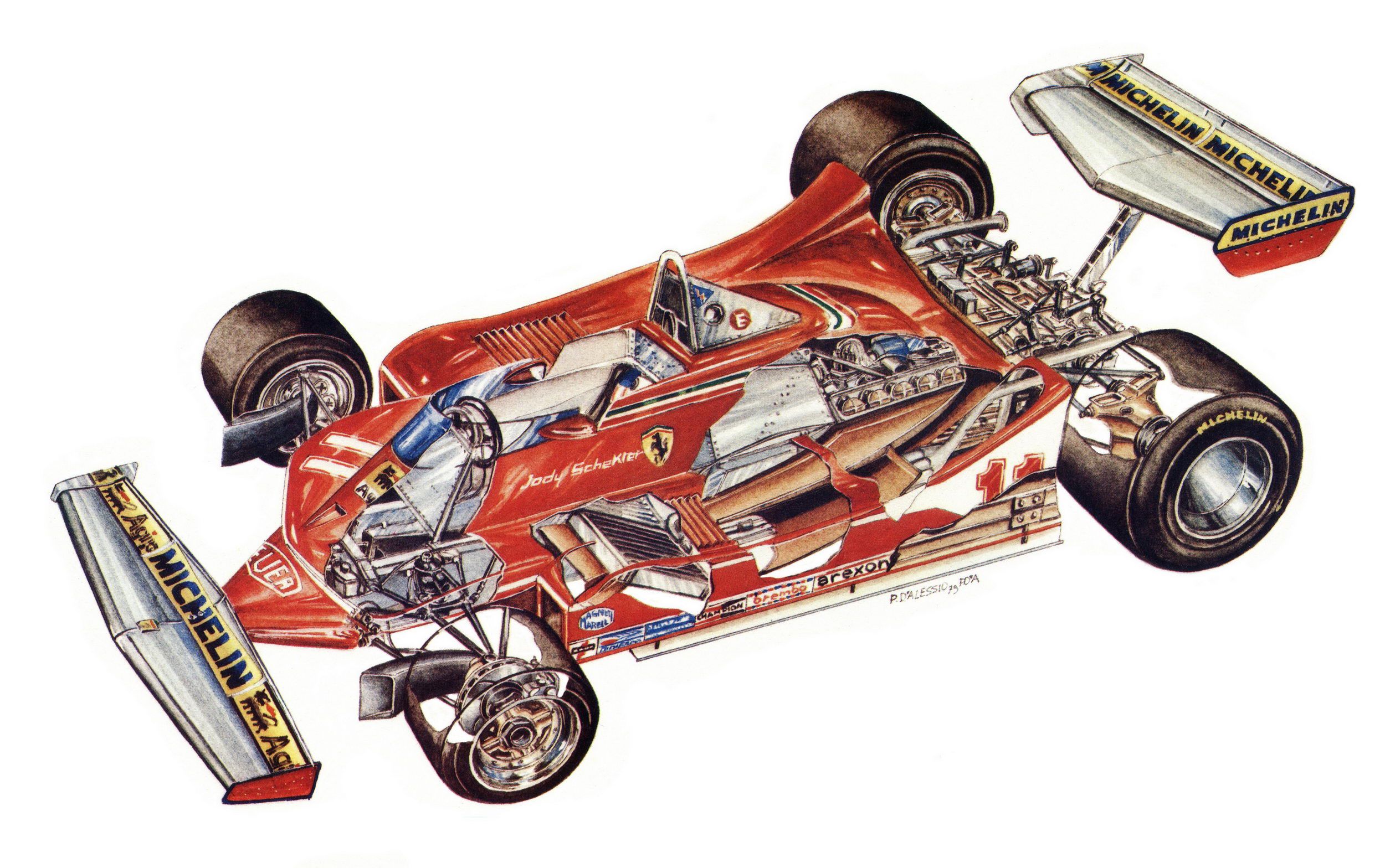 2500x1568 Ferrari Illustrated