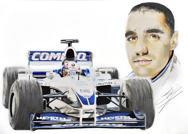 600x427 Prints Of Juan Pablo Montoya Racing Montage Art