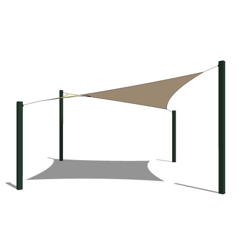 500x500 Tension Fabric Shade Structures