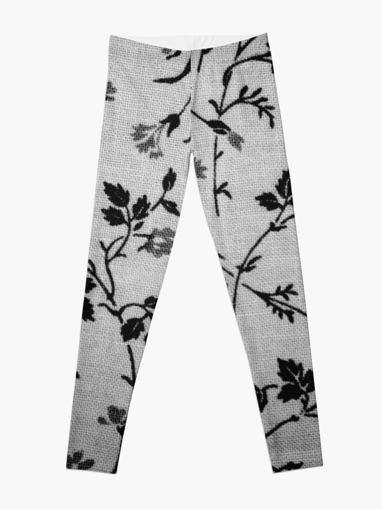 750x1000 Texture Floral Pattern Elegant Leaves And Flowers On Gray Fabric