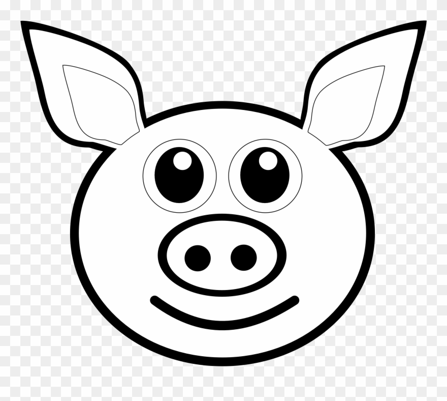 880x788 Pig Face Clipart Free Images