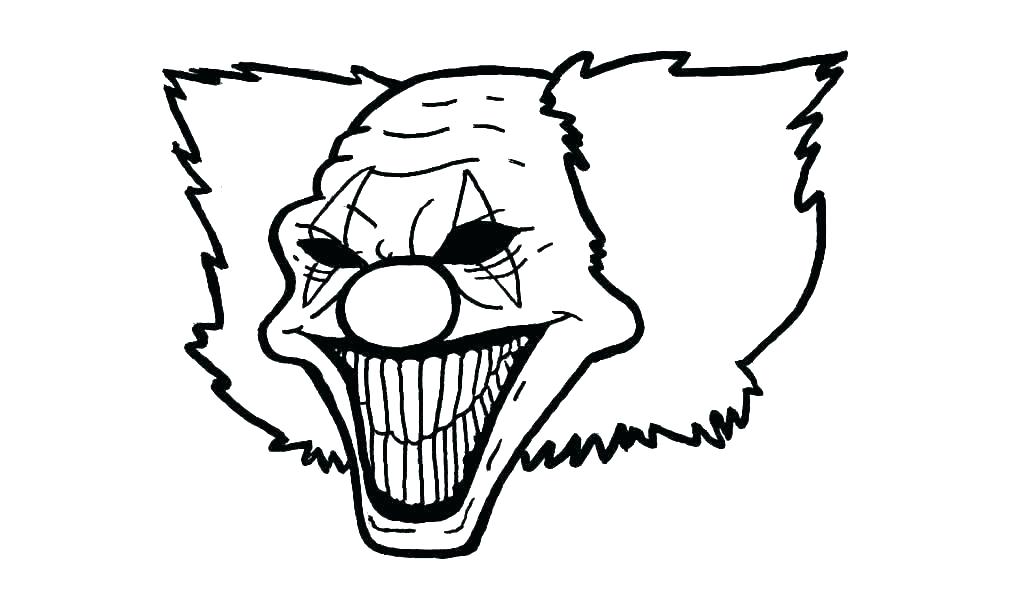 1024x604 Clown Face Drawing
