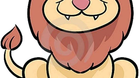 585x329 Easy Lion Drawings How To Draw Lions For Kids Step Easy Cartoon