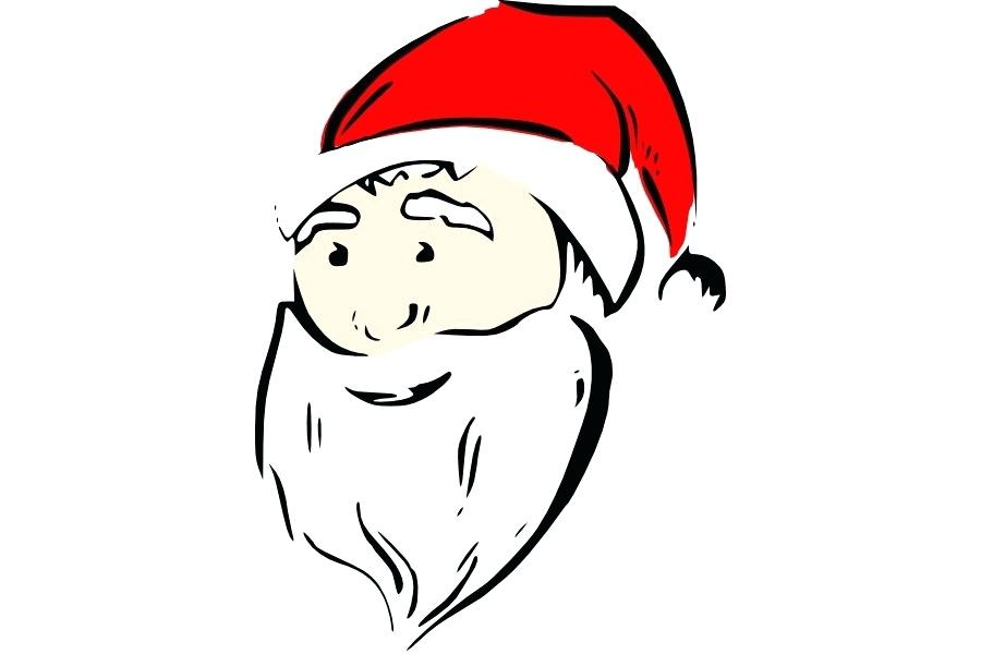 900x600 Cartoon Santa Claus Face Running