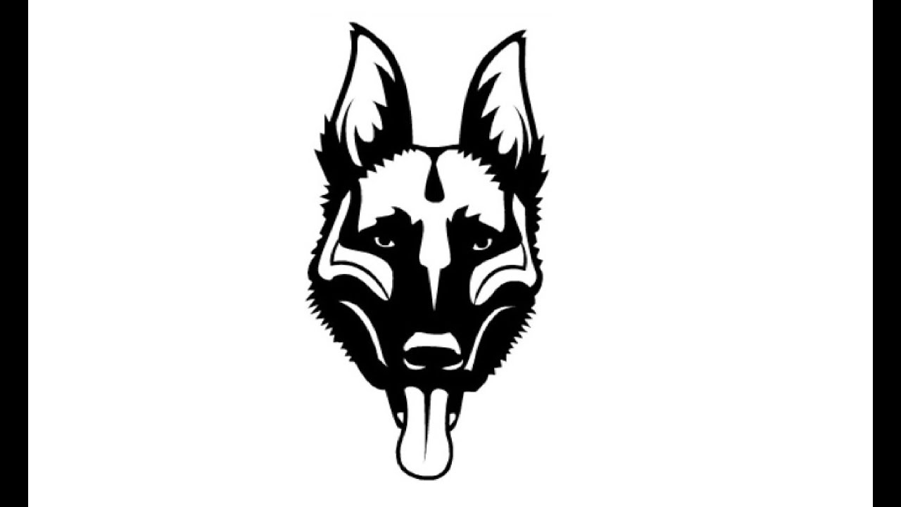 1280x720 How To Draw A Face Of A German Shepherd Kak Narisovat Litco