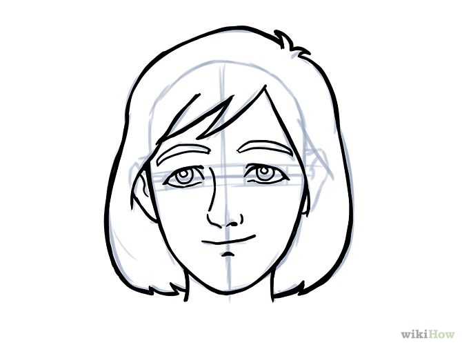 670x503 Easy Face Drawing Clipart