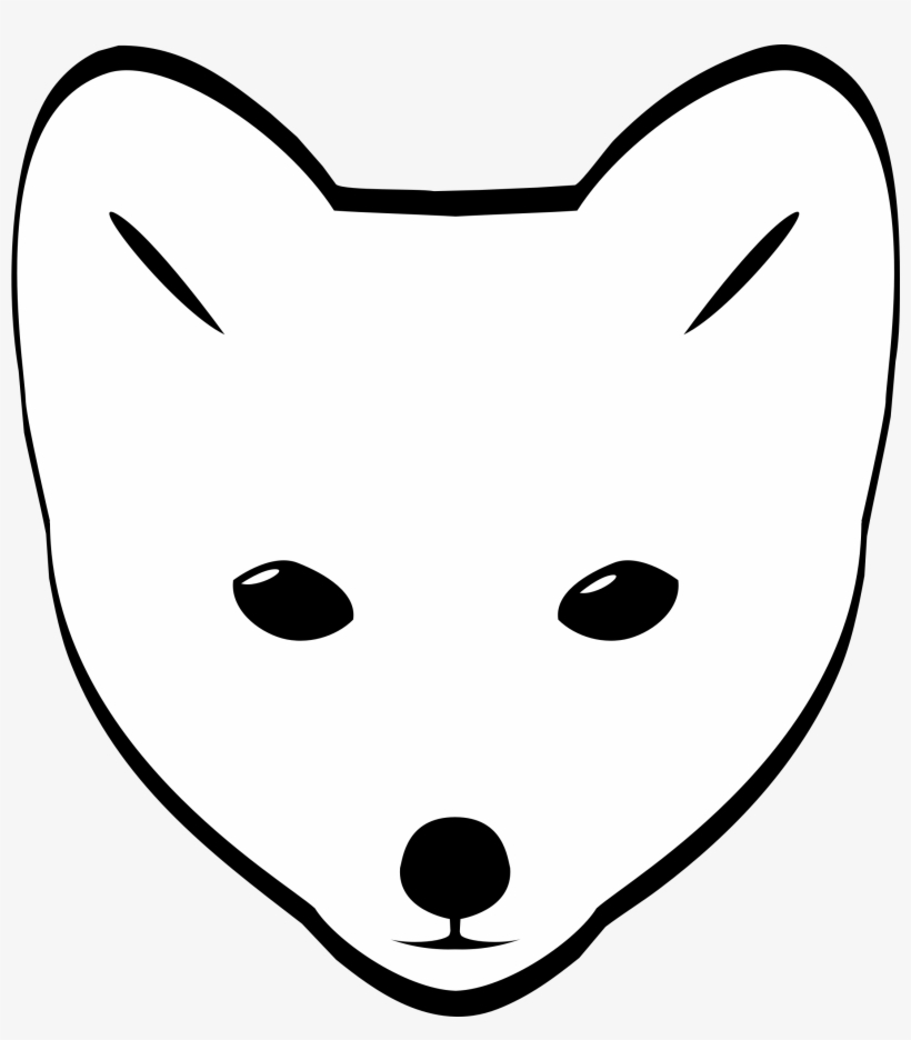 820x936 Clipart Arctic Fox Head