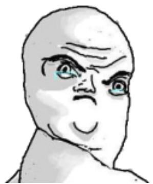299x360 not okay rage face meme generator