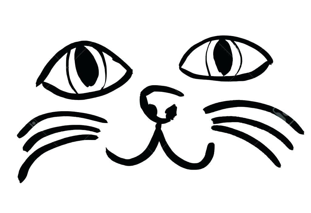 1024x703 Cat Face Drawing Angry Cat Face Drawing Cat Face Drawing Simple