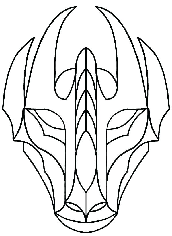 600x822 Frog Face Template