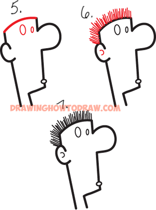 500x673 How To Draw A Question Mark Cartoon Character's Face In Easy Steps