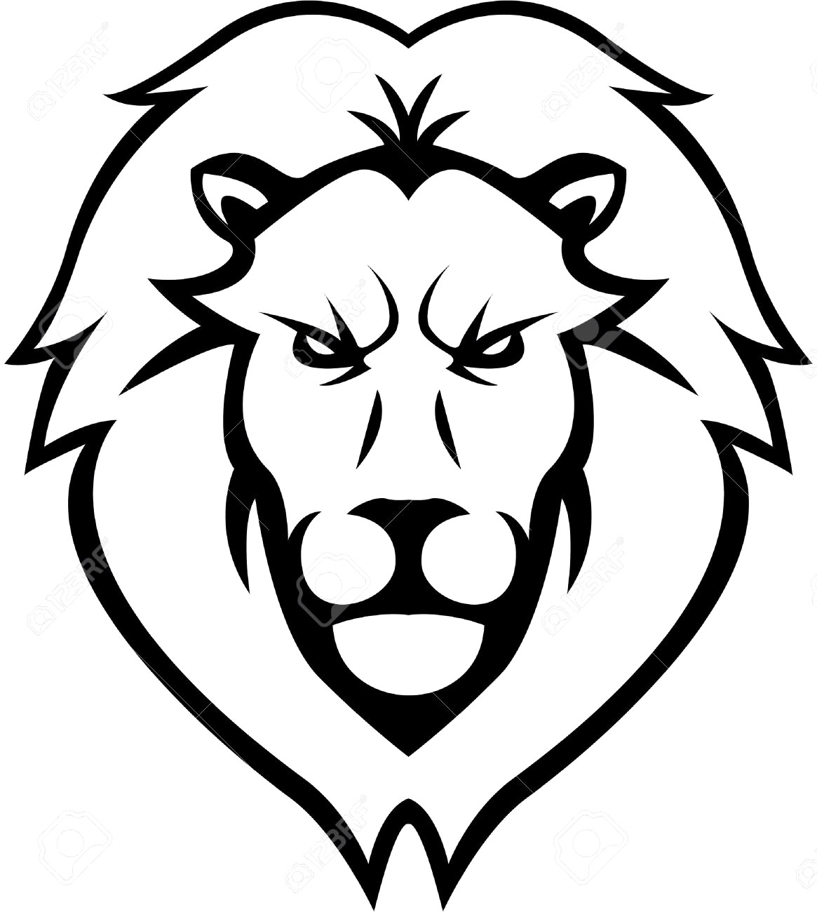 1165x1300 Huge Collection Of 'lion Easy Drawing' Download More Than