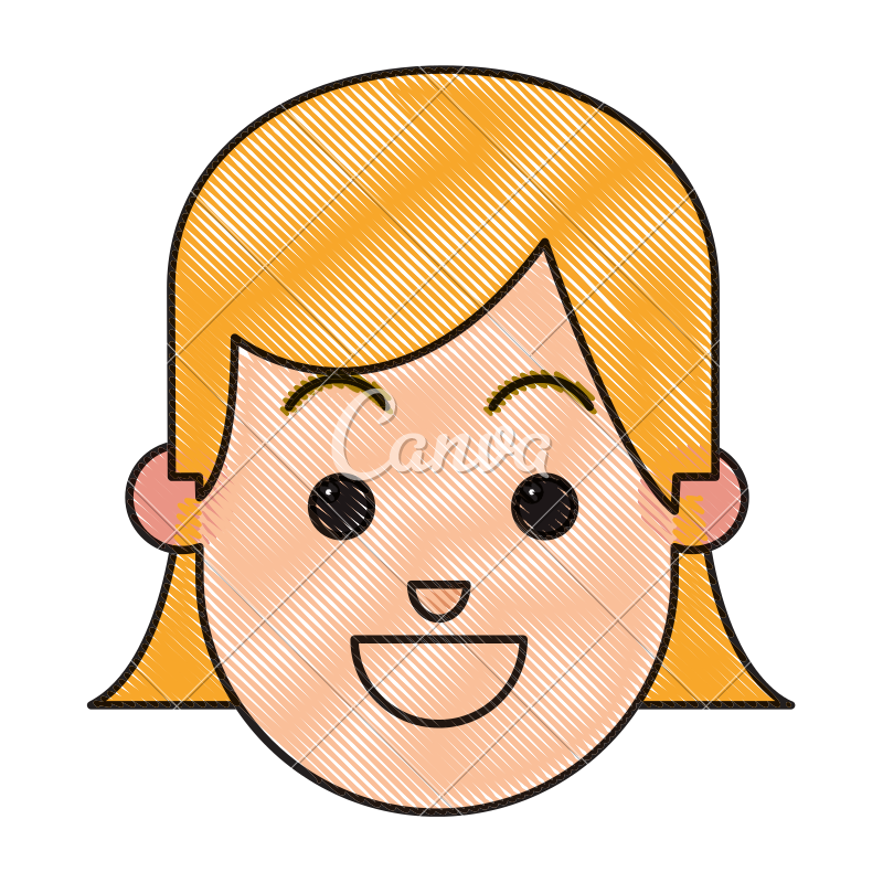 800x800 Drawing Face Girl