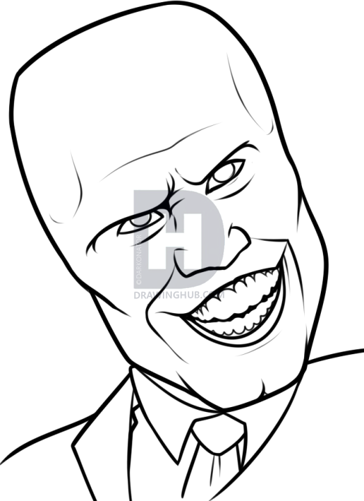 523x720 How To Draw The Mask, Step