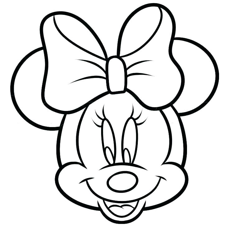 736x734 mickey mouse outline drawing mickey mouse face outline x mickey