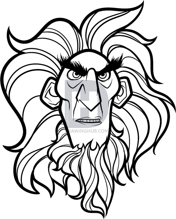 581x720 How To Draw Lord Macintosh, Brave, Step