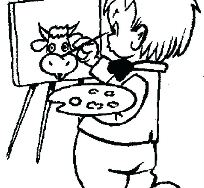 650x600 Paint Coloring Pages Face Painting Coloring Pages Paint Coloring