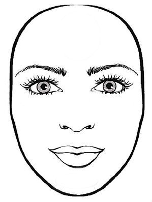 299x397 Face Drawing Sketches Face Shape Hairstyles, Face Shapes, Oval