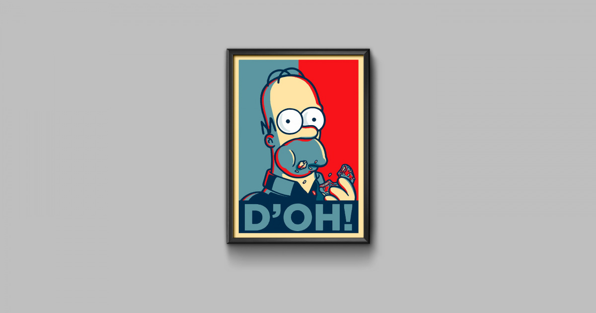 1200x630 Drawing, The Simpsons, Logo, Art, Text Image For Facebook Post