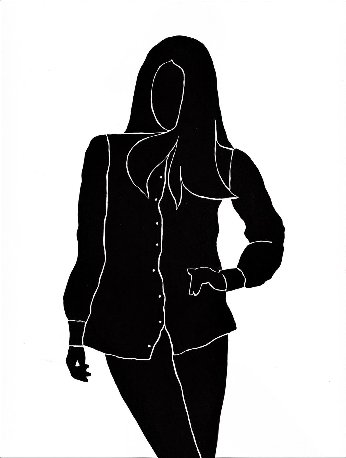 1211x1600 Illustration, Illustratsioon Anna Faceless