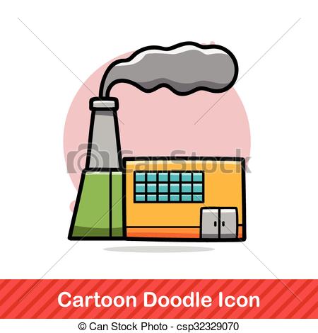 450x470 Factory Doodle Vectors Illustration