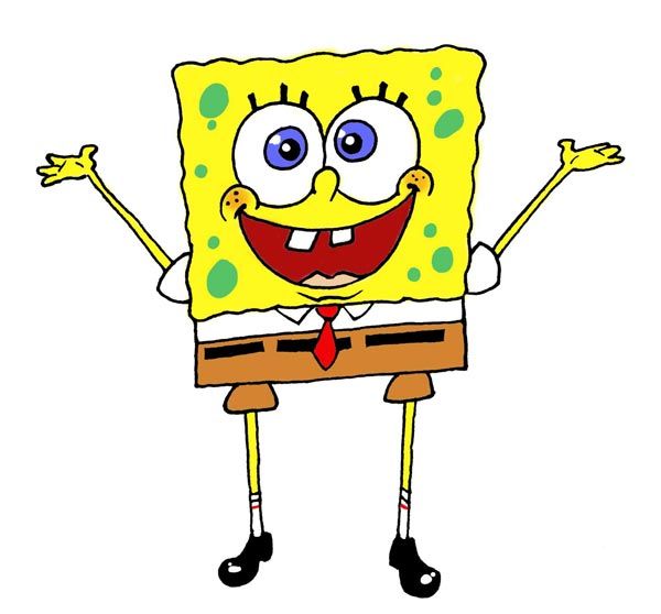 600x558 How To Draw Spongebob Drawing Cartoons Drawing Factory Belle