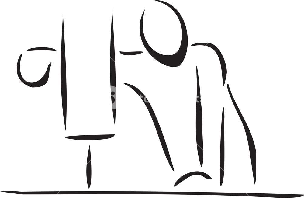 1000x651 Illustration Of A Factory Worker Royalty Free Stock Image