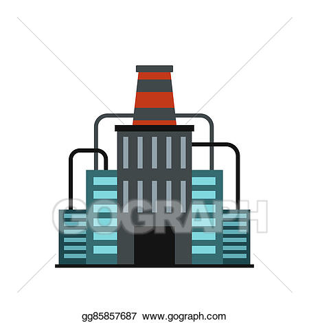450x470 Factory Clipart Drawing