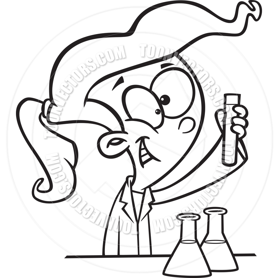 940x940 Scientist Drawing Science Fair For Free Download