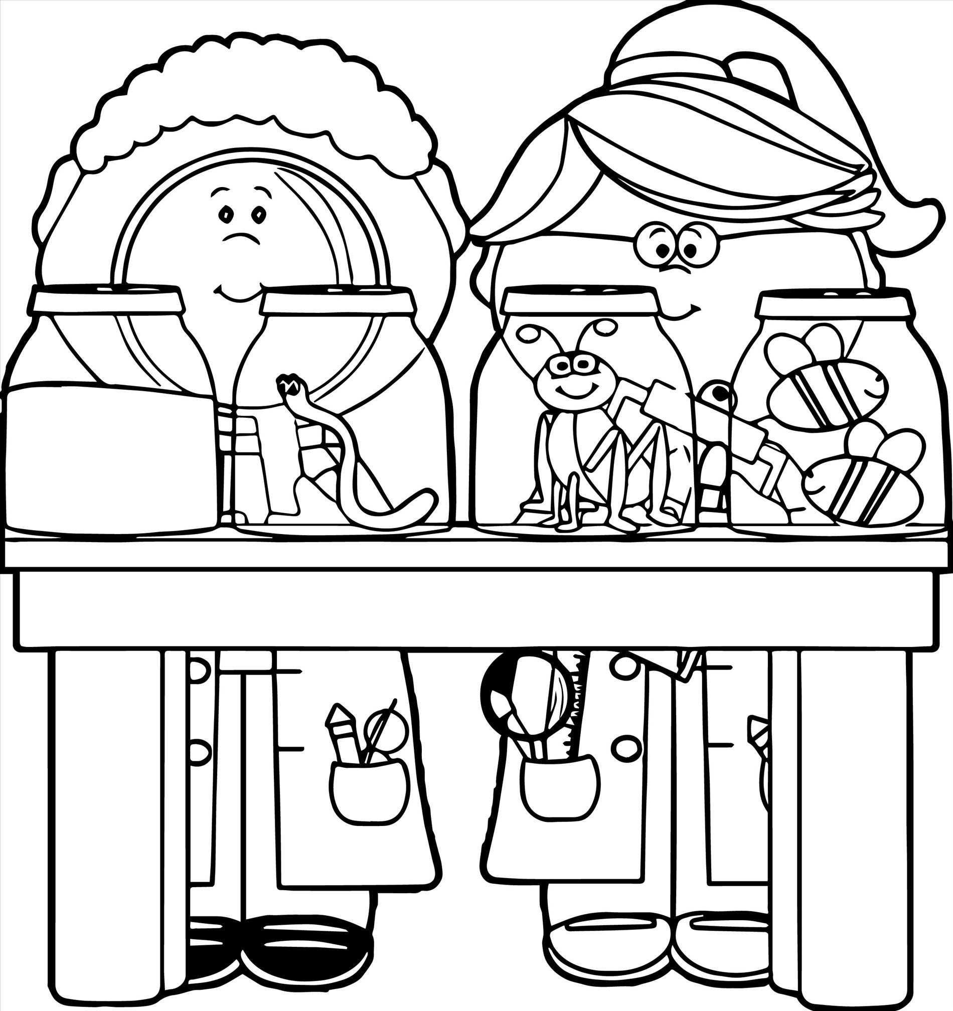 1900x2016 Science Fair Clipart Black And White