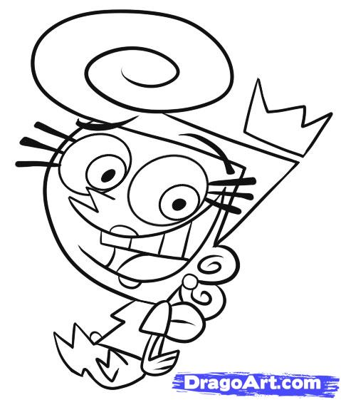 479x561 Step How To Draw Fairly Odd Parents