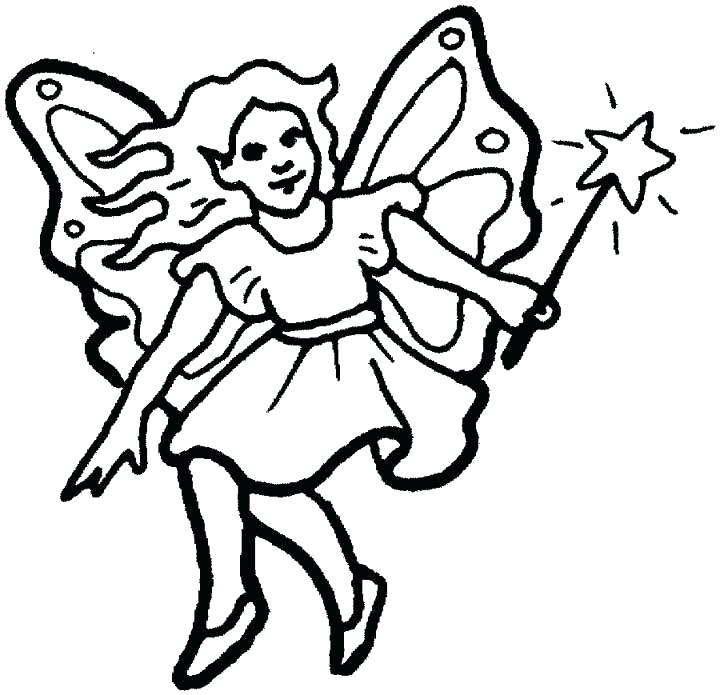 720x695 Coloring Pages Draw A Fairy Coloring Pages For Kids Fairy Drawing