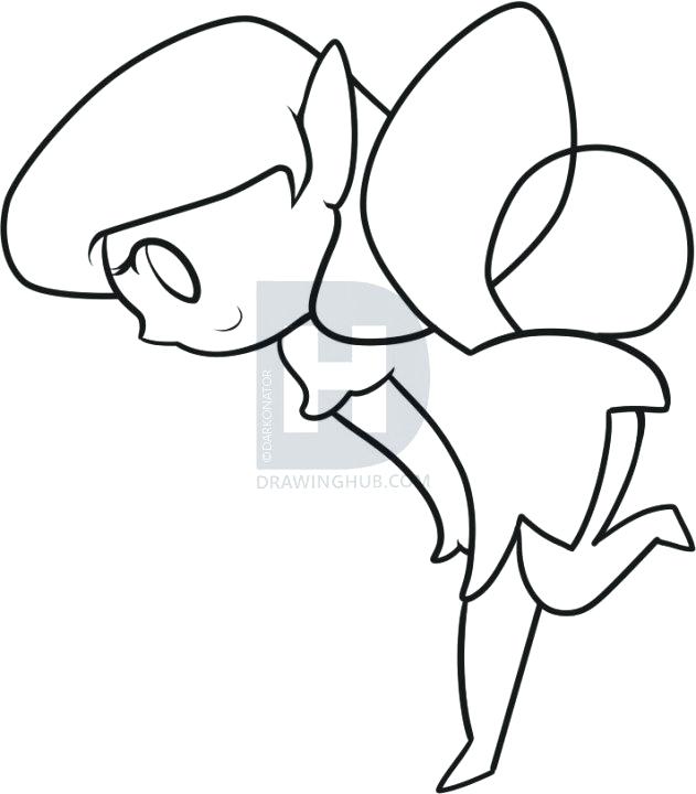 631x720 How To Draw A Fairy For Kids