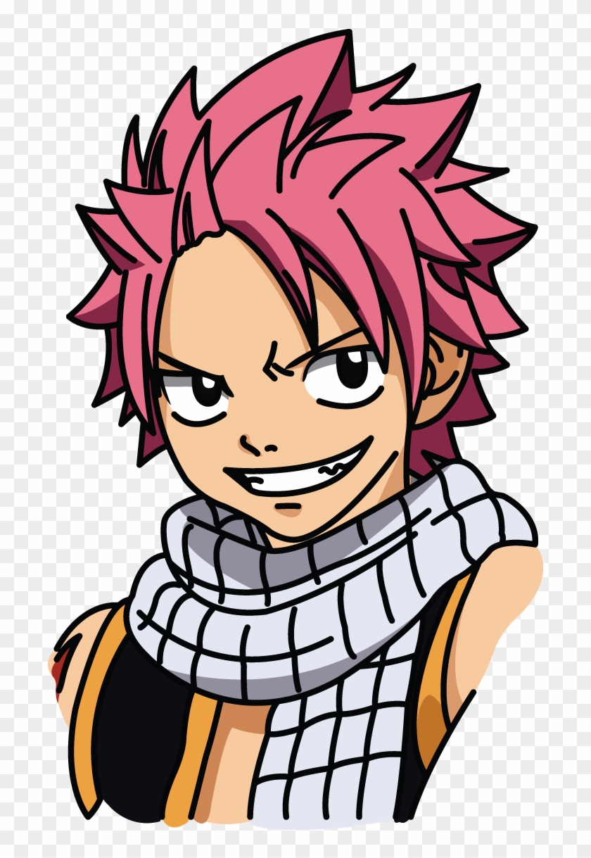 840x1219 Fairy Tail Natsu Drawing Easy, Hd Png Download