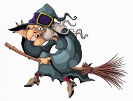 190x144 Witch Fairy Tale Cartoon Monster Cool Vector Image Iphone X Case