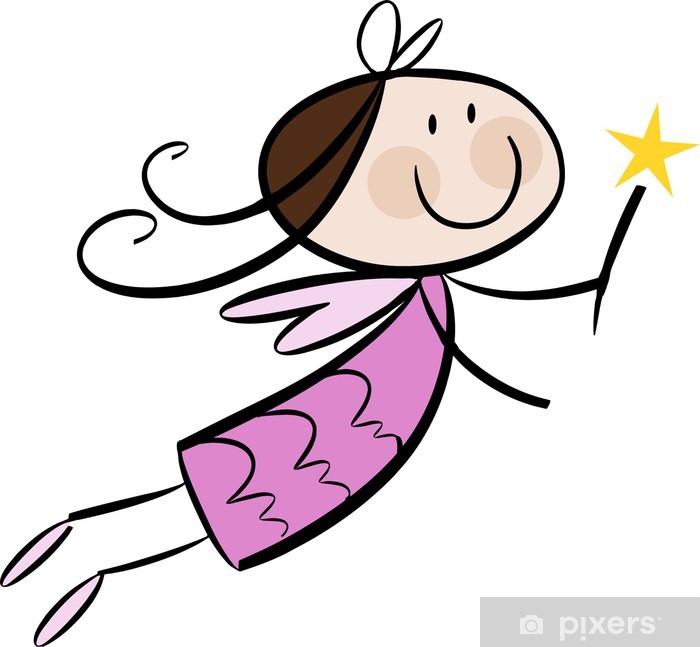 700x647 Dekor Cartoon Drawing Merry Little Fairy