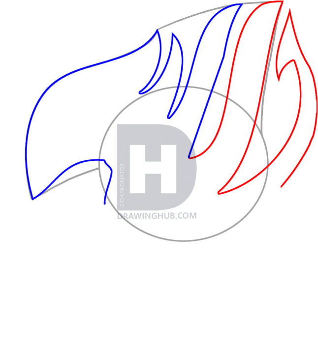 646x720 How To Draw Fairy Tail, Step